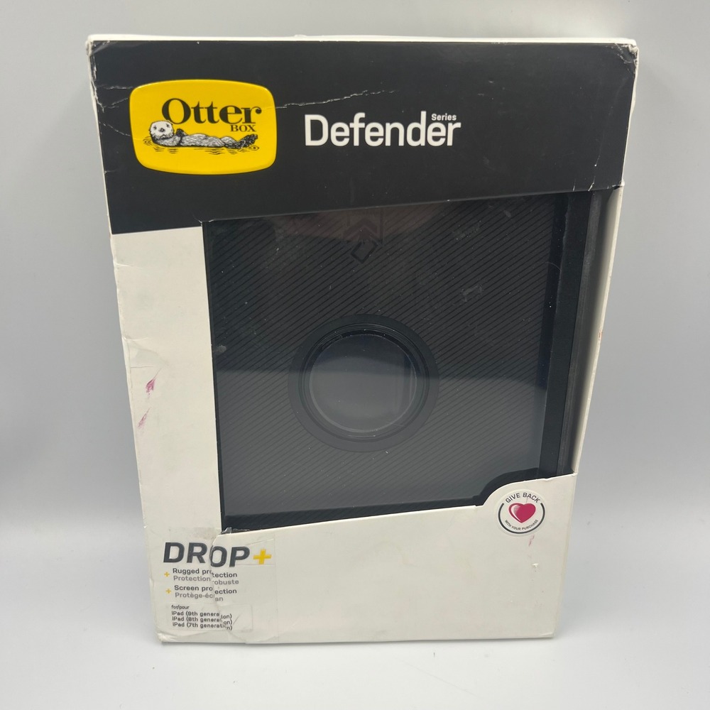 OtterBox Defender Series Case Black for iPad 7th 8th 9th Gen 10.2 20-55476_B